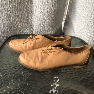 Leather sperry boat shoes